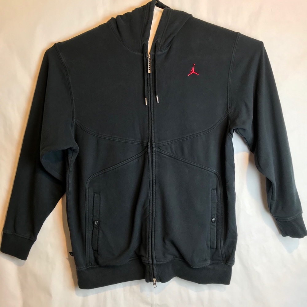 NIKE AIR JORDAN JUMP MAN BLACK HOODIE SIZE XL